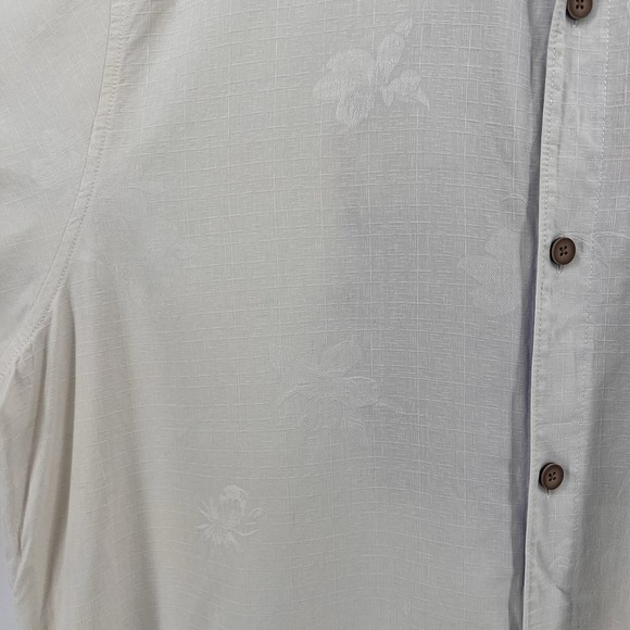 Tommy Bahama Isle of Tiki Embroidered Short Sleeve Silk Graphic Shirt XXL Rare - Picture 6 of 9